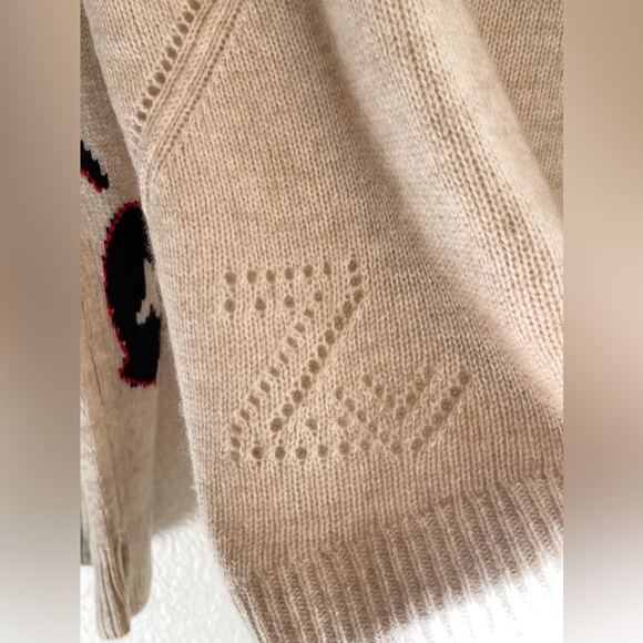 ZADIG & VOLITAIRE Sweater Marcus Jormi Cashmere Crewneck Good Vibes S NWT - Picture 14 of 16